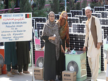 195 Solar Home Systems for teachers of the Bibi Hawa Girls High School in Jalalalabad